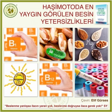 Haşimotoda En Yaygın Görülen Besin Yetersizlikleri