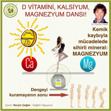 D VİTAMİNİ KALSİYUM MAGNEZYUM DANSI