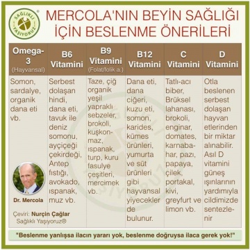  BEYNİMİZİ KORUMAK İÇİN NASIL BESLENMELİYİZ?
